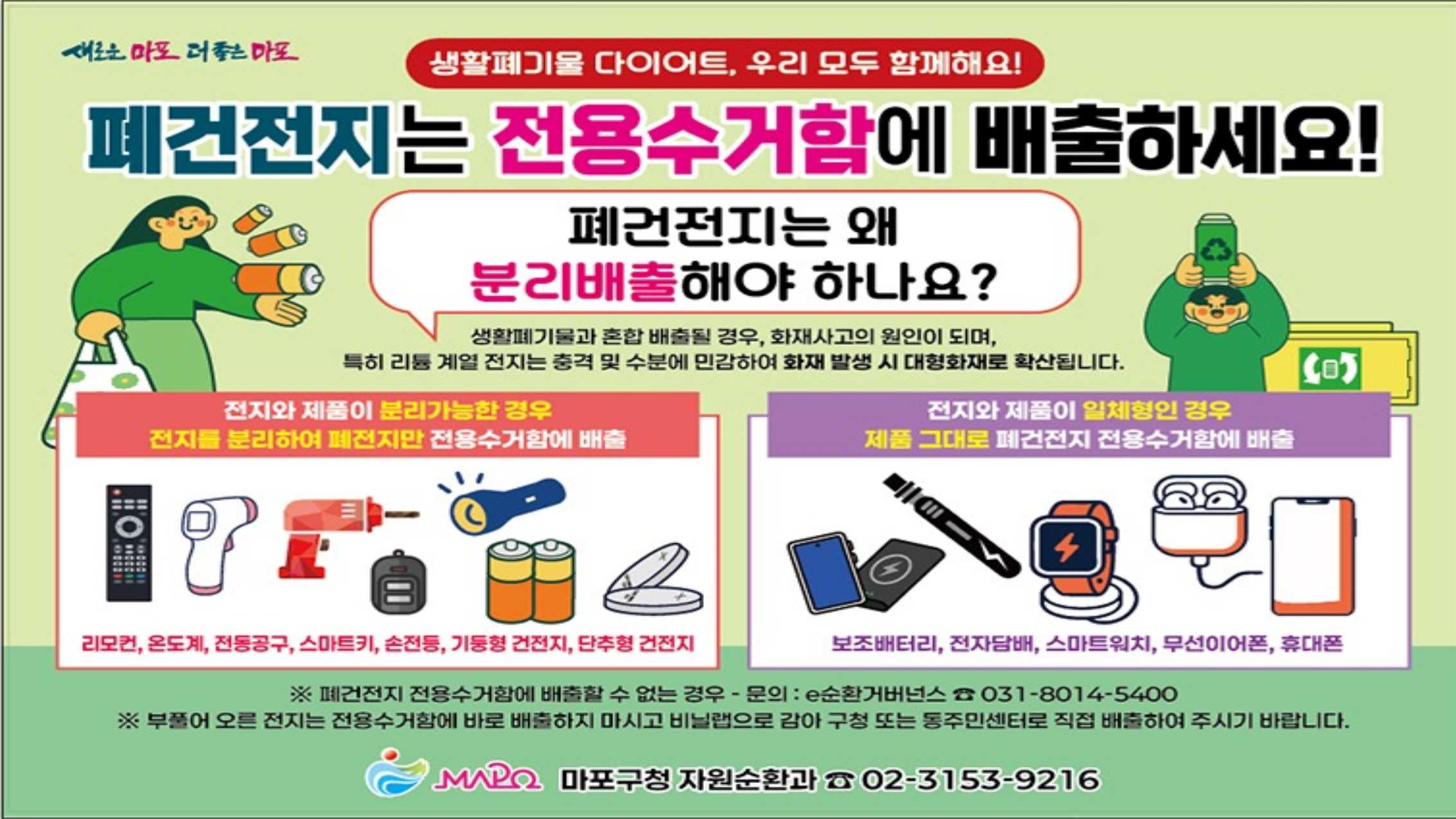 생활폐기물 다이어트 우리모두 함께 해요