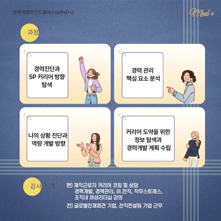 서대문여성인력개발센터 <경력개발 마인드플러스(Mind+)>