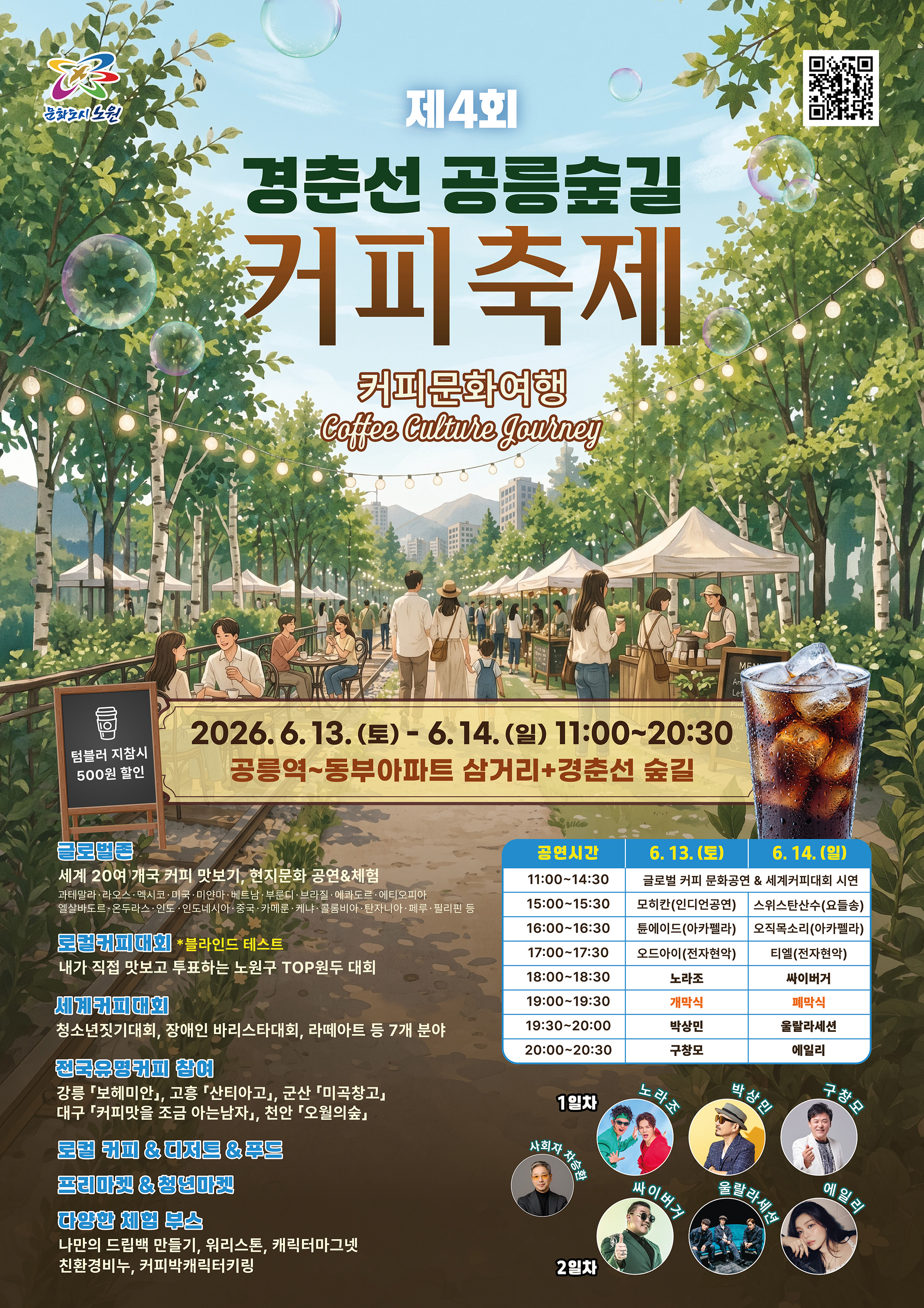 노원구 <제 4회 경춘선 공릉숲길 커피축제>